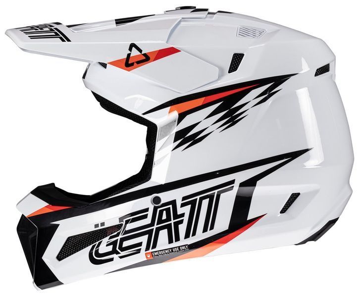 Шлем LEATT Moto 3.5 Helmet + Goggle [White], XS 1025100540 фото