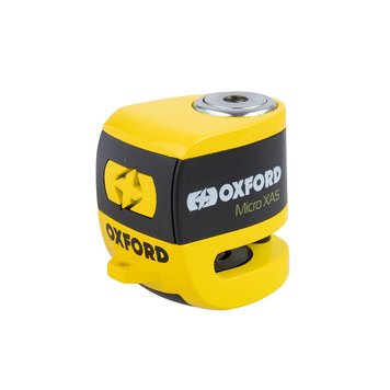 Замок Oxford Micro XA5 Alarm Disc Lock Yellow/Black LK213 фото