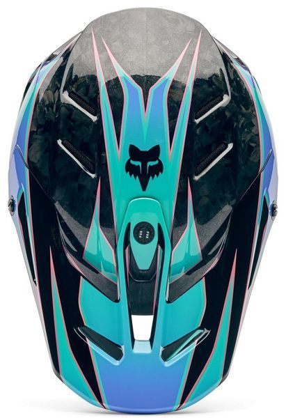 Шлем FOX V3 RS Helmet - CANVAS [Aqua], XXL 36926-246-2X фото
