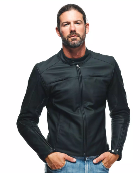 Мотокуртка Dainese RAZON 2 LEATHER JACKET BLACK 54 20153387800154 фото