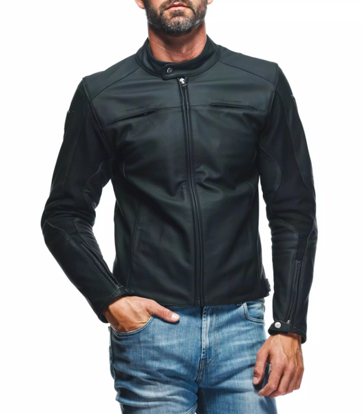 Мотокуртка Dainese RAZON 2 LEATHER JACKET BLACK 54 20153387800154 фото