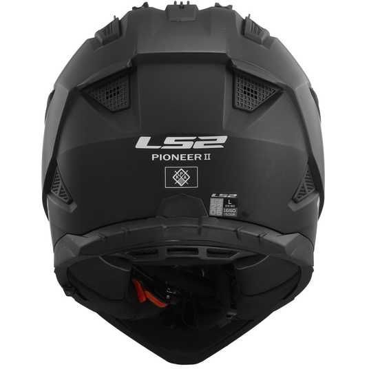 Купити Мотошолом LS2 MX702 Pioneer 2 Matt Black 3XL в Україні | LS2