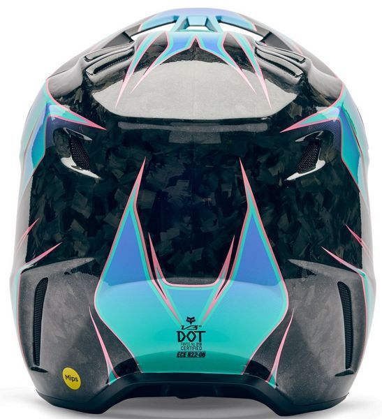 Шлем FOX V3 RS Helmet - CANVAS [Aqua], XXL 36926-246-2X фото