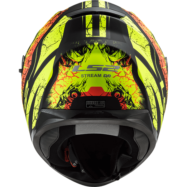 Шолом LS2 FF320 Stream Evo Throne Matt Black Hi-Vis Yellow L 103205451L фото