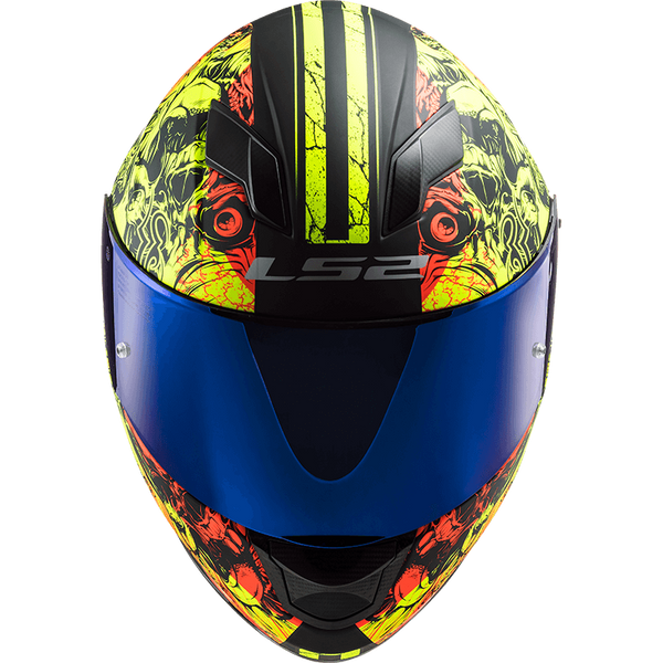Шолом LS2 FF320 Stream Evo Throne Matt Black Hi-Vis Yellow L 103205451L фото