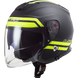 Шолом LS2 OF521 Infinity Hyper Matt Titanium Hi-Vis Yellow L 305212207L фото 1