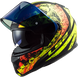 Шолом LS2 FF320 Stream Evo Throne Matt Black Hi-Vis Yellow L 103205451L фото 7