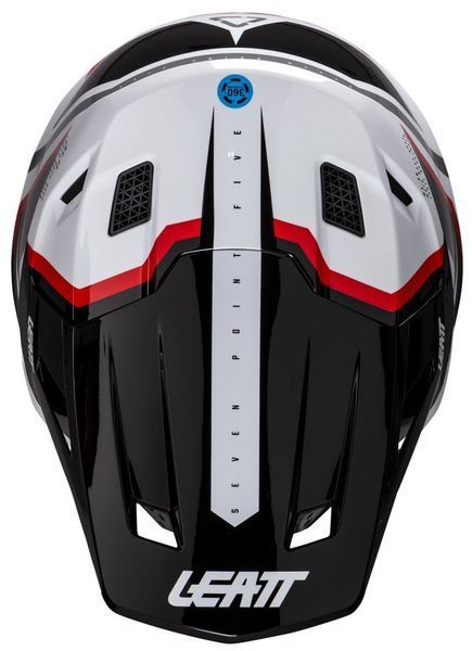 Шлем LEATT Moto 7.5 Helmet + Goggle [White/Red], M 1026000502 фото