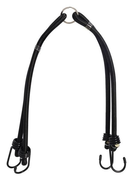 Гумка з гачками для багажу Oxford Double bungee strap system 600 мм, 600 мм OX715 фото