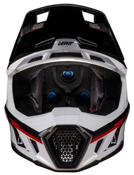 Шлем LEATT Moto 7.5 Helmet + Goggle [White/Red], M 1026000502 фото