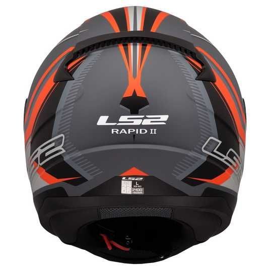 Купити Мотошолом LS2 FF353 Rapid 2 Flitz Orange Grey (S) в Україні