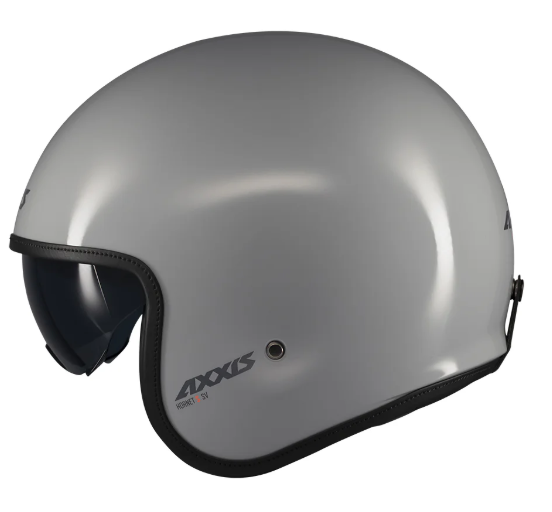 Мотошолом AXXIS HORNET SV S Solid A2 Gloss Grey L 43390000216 фото