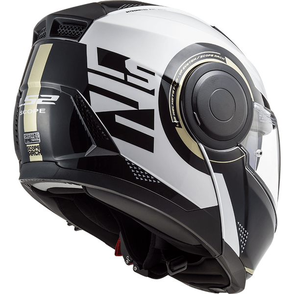 Шлем LS2 FF902 Scope Arch Gloss White Titanium S 509022208S фото