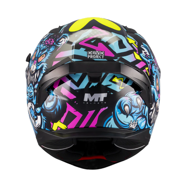 Мотошолом MT BRAKER SV CRAZY TEDDY B7 Gloss XL 1346C471717 фото
