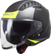 Шолом LS2 OF600 Copter 2 Urbane Matt Black Hi-Vis Yellow S 366002111S фото 1