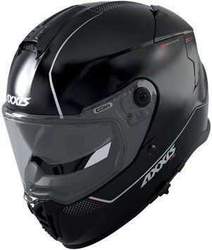 Мотошолом AXXIS HAWK SV Solid A1 Gloss Black L 000006159_4 фото