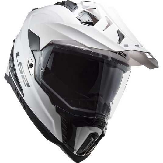 Купить Мотошлем LS2 MX701 Explorer Solid White (XL) 467011002XL в