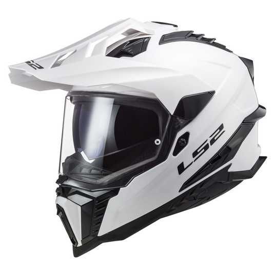 Купить Мотошлем LS2 MX701 Explorer Solid White (XL) 467011002XL в