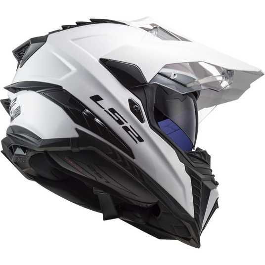 Купить Мотошлем LS2 MX701 Explorer Solid White (XL) 467011002XL в