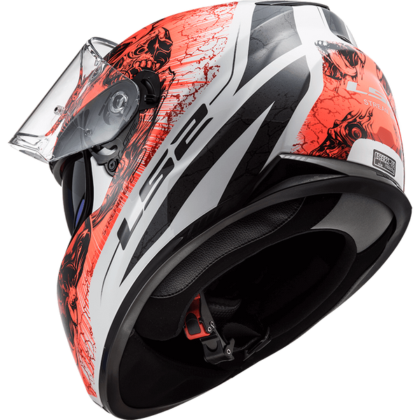 Шолом LS2 FF320 Stream Evo Throne White Orange L 103205454L фото