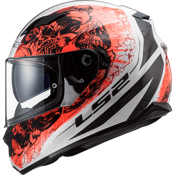 Шолом LS2 FF320 Stream Evo Throne White Orange L 103205454L фото