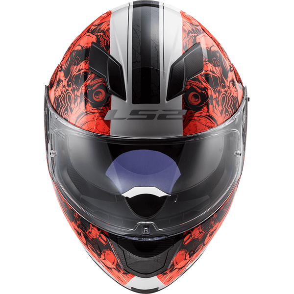 Шолом LS2 FF320 Stream Evo Throne White Orange L 103205454L фото