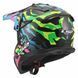 Мотошлем LS2 MX708 Fast 2 Grotesk Blue Pink Green 3XL 4670823543XL фото 13