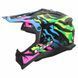 Мотошлем LS2 MX708 Fast 2 Grotesk Blue Pink Green 3XL 4670823543XL фото 5