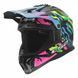 Мотошлем LS2 MX708 Fast 2 Grotesk Blue Pink Green 3XL 4670823543XL фото 1