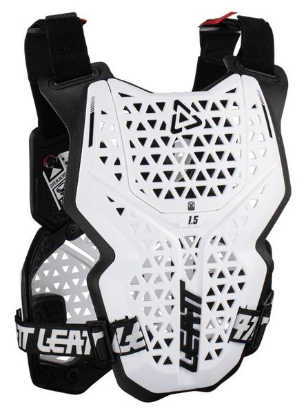 Захист тіла LEATT 1.5 Chest Protector [White], One Size 5023050800 фото