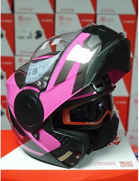 Шолом LS2 FF902 Scope Axis Black Pink XS 509022174XS фото