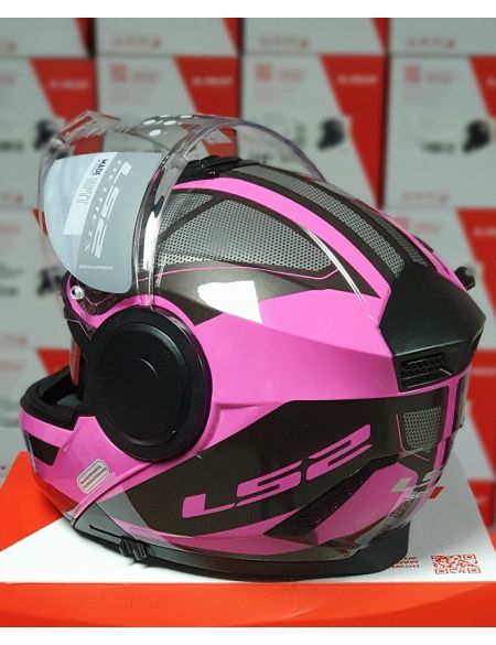 Шолом LS2 FF902 Scope Axis Black Pink XS 509022174XS фото