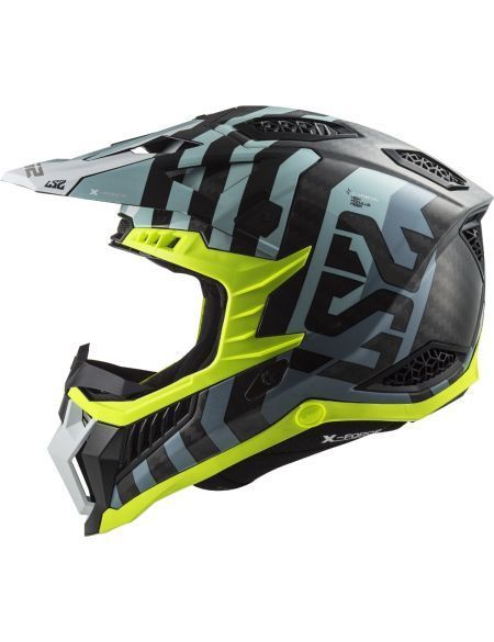 Мотошолом LS2 MX703 C X-Force Barrier Sky Blue (XL) 467032126XL фото