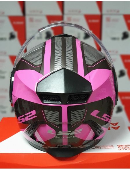 Шолом LS2 FF902 Scope Axis Black Pink XS 509022174XS фото