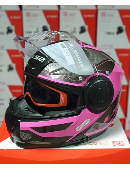 Шолом LS2 FF902 Scope Axis Black Pink XS 509022174XS фото