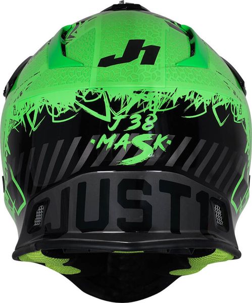 Шолом Just1 J38 Mask Fluo Green Titanium Black 606332014500306 фото