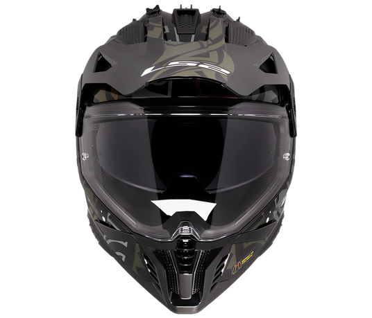 Купить Мотошлем LS2 MX702 Pioneer 2 Rangi Black (XL) 467022612XL в