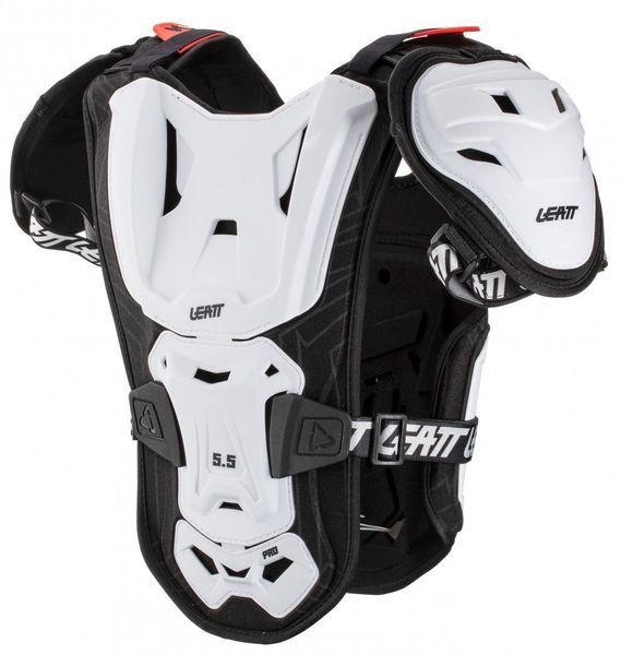 Дитячий захист тіла LEATT Chest Protector 5.5 Pro Jr [White], One Size 5014210132 фото