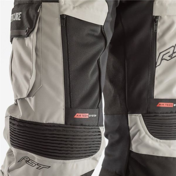 Мотоштани RST Pro Series Adventure 3 CE Textile Jeans Black / Silver 102851SIL-34 фото