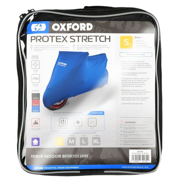 Мото чохол Oxford Protex Stretch Indoor Premium Cover Blue CV180 фото