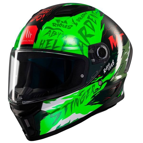 Мотошолом MT STINGER 2 Ardent C6 Gloss Green L 1334B702616 фото