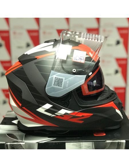 Шолом LS2 FF800 Storm 2 Nerve Matt Black Red S 168002032S фото