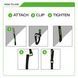 Ремни Oxford Atlas G-Hook 17mm x 2.0M Black (Pair) OX303 фото 3