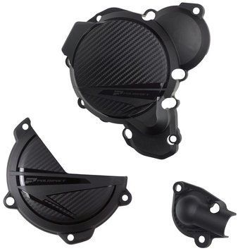 Комплект Polisport Clutch & Ignition Cover - KTM [Black] 91376 фото