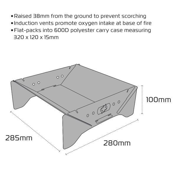 Подставка Oxford FirePit (inc case) OX876 фото