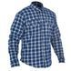 Куртка Мото куртка (сорочка) Oxford Kickback Shirt Checker Blue / White S AS17BWS фото 2