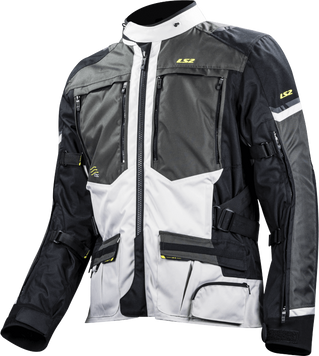 Куртка LS2 Norway Man Jacket Black Grey Yellow (M) 64150F0154M фото