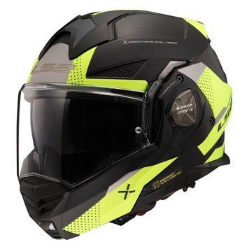 Шолом LS2 FF901 Advant X Oblivion Matt Black Hi-Viz Yellow M 569012053M фото