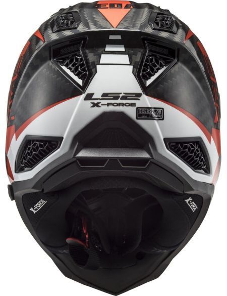 Мотошолом LS2 MX703 C X-Force Victory Red White (XXL) 467032232XXL фото
