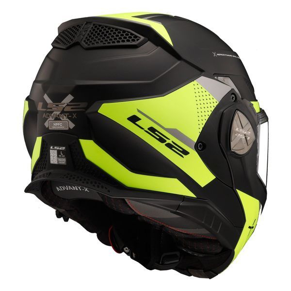 Шолом LS2 FF901 Advant X Oblivion Matt Black Hi-Viz Yellow M 569012053M фото